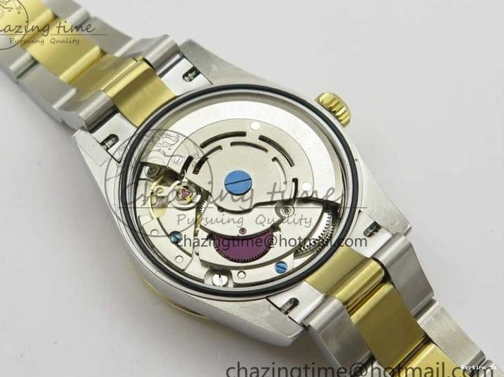 0106 FashionForward Datejust 31mm 278273 SS YG BP Maker Best Edition Gray MOP Diamonds Dial on SS YG Oyster Bracelet 2720